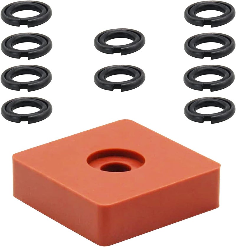 GnDaYoug 10 Sets 1/2" Impact Wrench Retaining Ring Clips with O-Ring & Anvil Install Tool – Heavy-Duty Carbon Steel Hog Rings for Milwaukee Electric/Pneumatic Cordless Impact Wrenches - Image 2